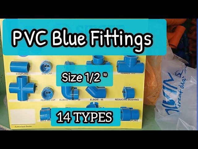 14 Types of PVC Blue Pipe Fittings