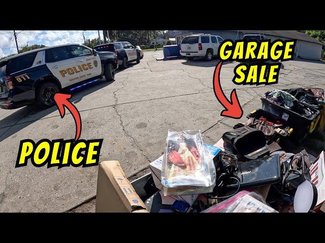 You Never Know What You Will See At Garage Sales!