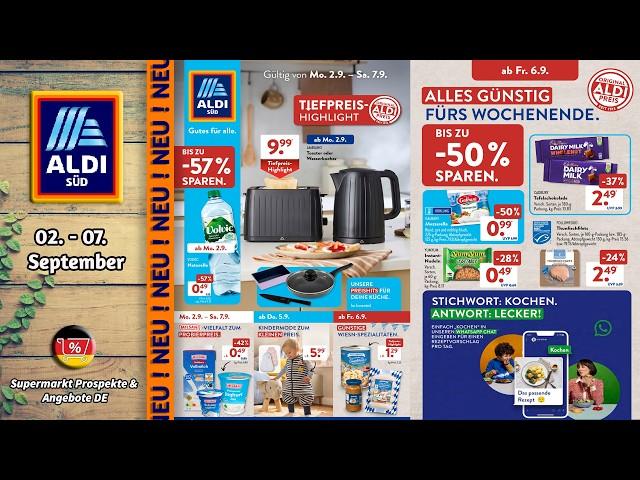 ALDI SUD Prospekt - Gültig von 02.09.2024 | Supermarkt Prospekte & Angebote DE