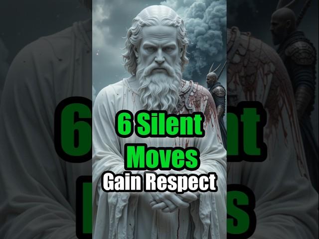 USE THESE 6 SILENT MOVES TO GAIN RESPECT INSTANTLY || Stoic Wisdom