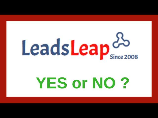 Leads Leap Review - Legit System?