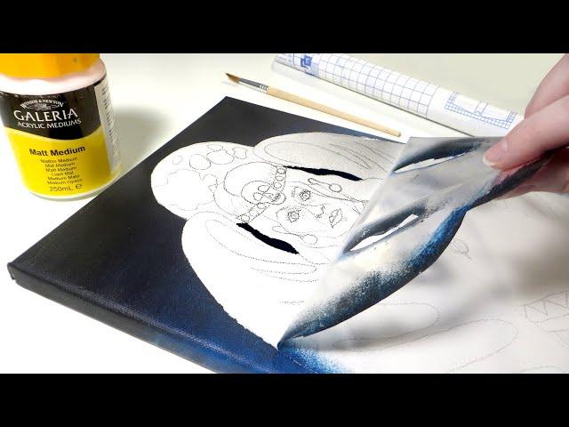 Try THIS for Clean Curved Edges in Acrylic Painting