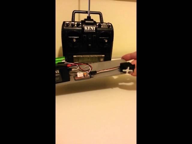 RC-SUB-WORKSHOP ( RC Submarine Gyro ) ES3 Test "Remote Control (Invention)"