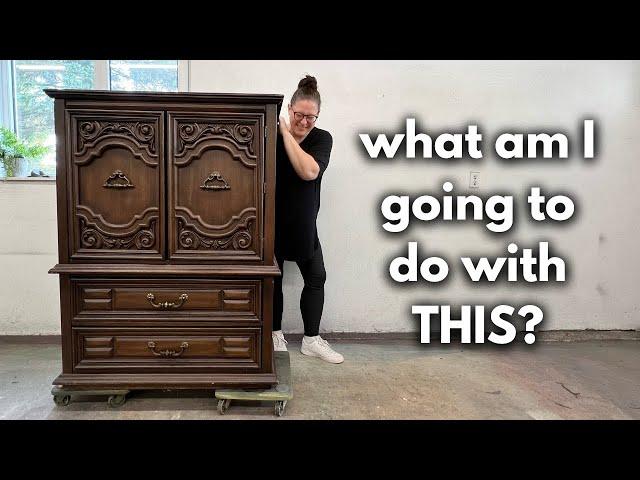 Outdated to On Trend | Transforming outdated furniture into something I can sell for a profit!