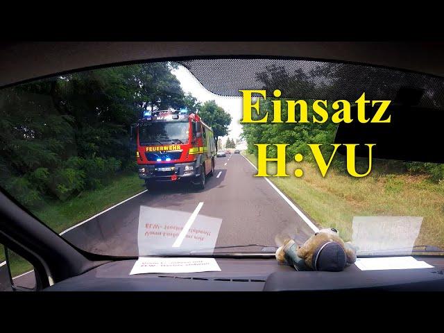 [E] Einsatzfahrt im ELW zum Verkehrsunfall – falscher Einsatzort gemeldet