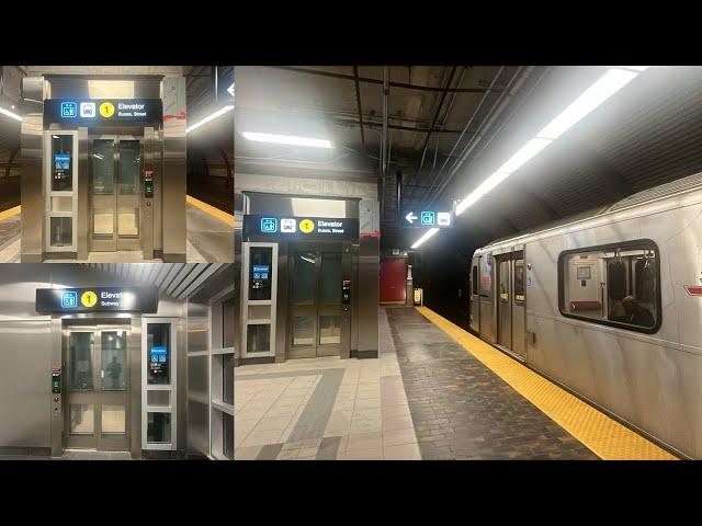 Brand New Elevators at Toronto TTC Glencairn Subway Station 10/6/2024