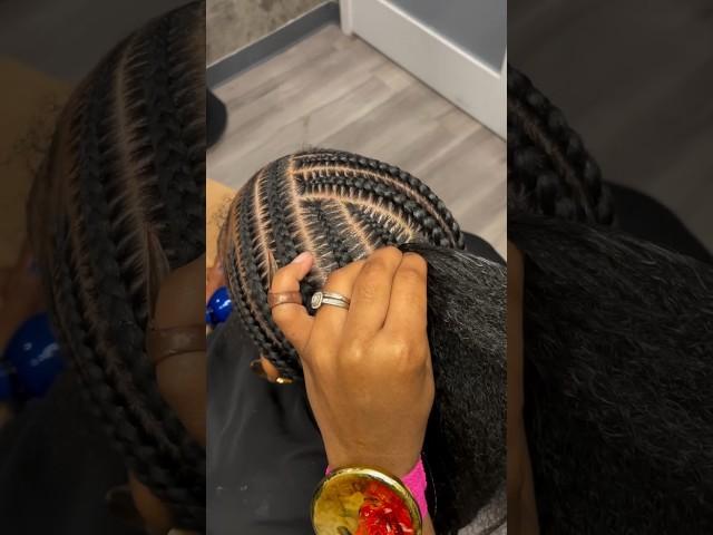 Neat stitch freestyle braids #shortsviral #reels #featured #foryou