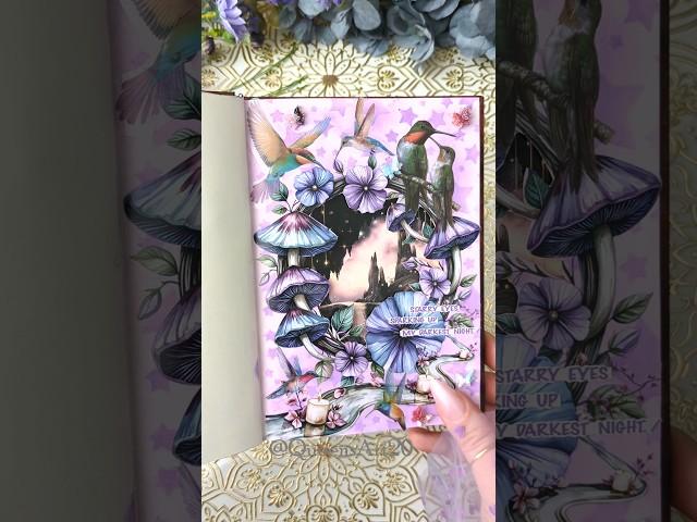 ASMR | Hummingbirds theme | Creative Journal | journal with me!#journal #asmr #scrapbook #art  #fun