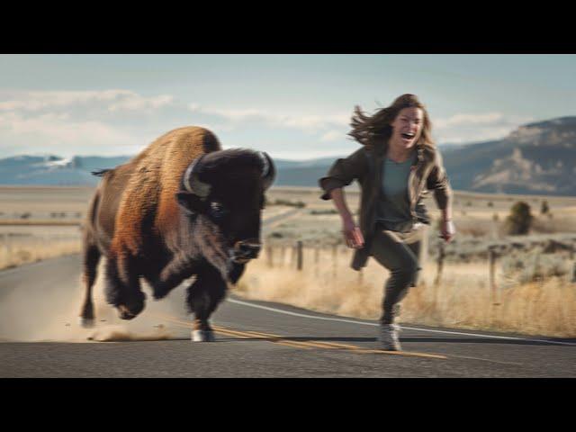 The Most BRUTAL Bison Attack Ever Recorded