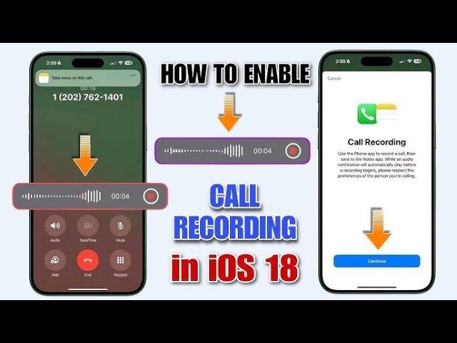 How To Use Call Recording In iphone on ios 18 Update iphone mein call recording kaise karen 