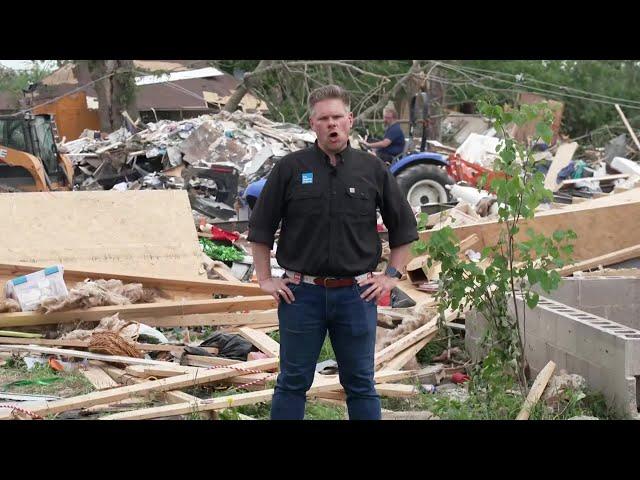 Weather Channel Correspondent Justin Michaels on Tornado Aftermath in Barnsdall, OK