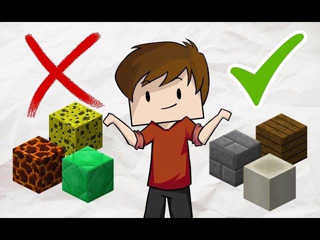 Top 10 BEST and WORST blocks in Minecraft for Building Houses