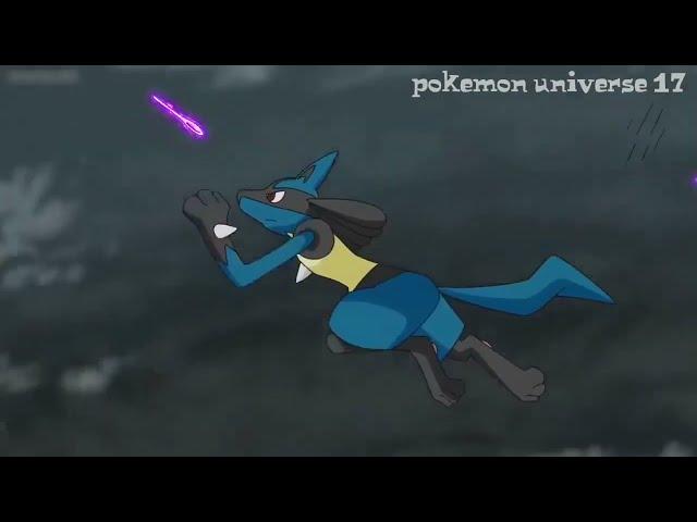 Pokemon Journeys Epiosde 84 Lucario vs Mega Alakazam sword and shield