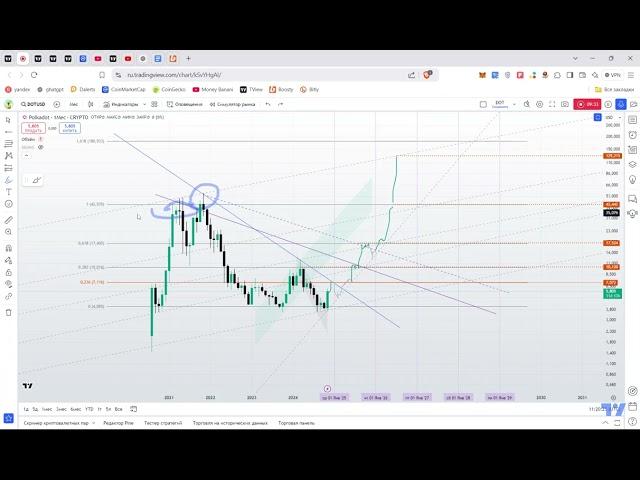 DOT локальный рост. Потенциал 20-30Х на глобальном росте.