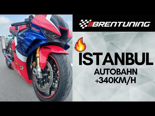 Cbr1000RR-R Akrapovic - TOP SPEED ON ISTANBUL AUTOBAHN