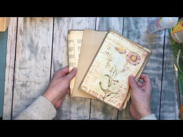 #3 How I Make Signatures for a Junk Journal, Junk Journal Tutorials, Pink Monarch Prints