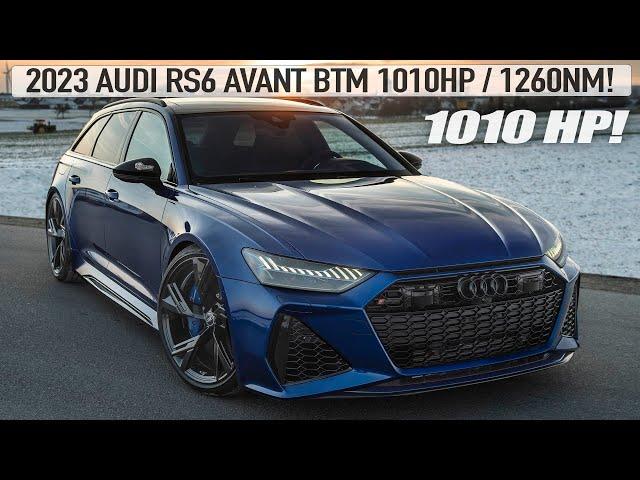 1010HP(!) 2023 AUDI RS6 AVANT BTM TURBO - INSANE NUMBERS! In Detail with sounds and accelerations