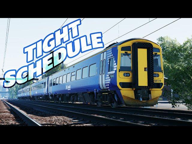 Glasgow to Edinburgh - ScotRail BR Class 158 (Train Sim World 4)