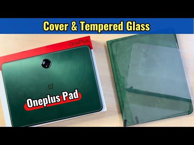 Oneplus Pad - Cover and Tempered Glass Under Rs.1000