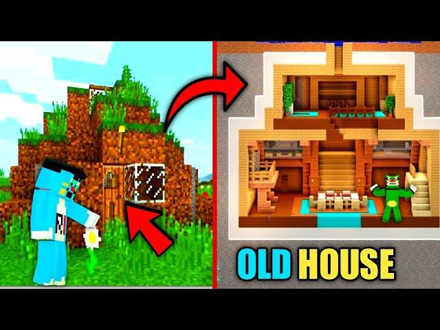 Minecraft | Found Oldest Redstone House With Oggy And Jack | Minecraft Pe | In Hindi | Survival |