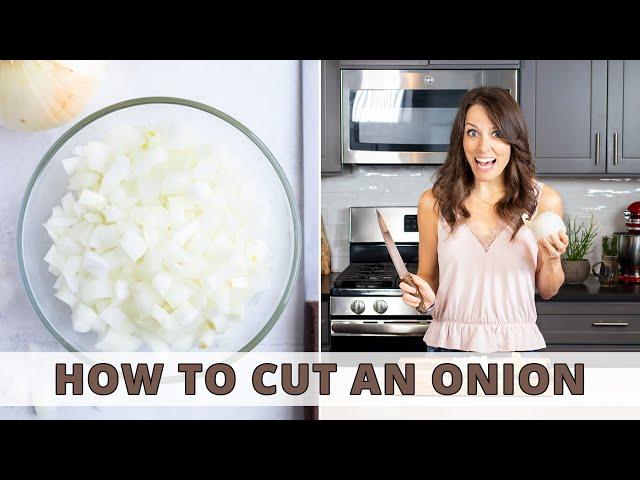 Easily Cut an Onion Like a Pro & Without Crying!