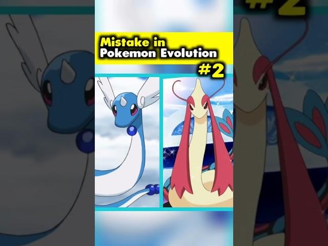 Mistake in Pokemon Evolution 2 #Pokemon #Shorts