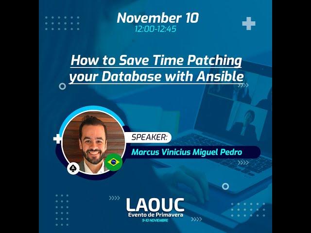 How to Save Time Patching your Database with Ansible, Marcus Vinicius Miguel Pedro