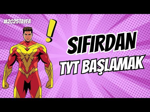 Sıfırdan TYT Nasıl Çalışılır ? 3 Adımda Öğren + TYT Çalışma Programı /  YKS 2025 Tayfa