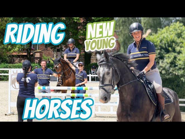 JUMPING NEW HORSES IN GERMANY | Global Amateur Tour 2024