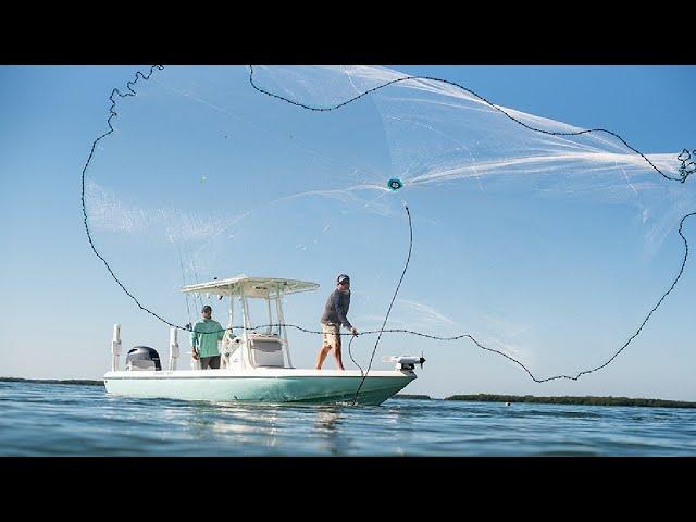 Amazing Satisfying Cast Net Fishing Video Catch Big Fish, Traditional Net Catch Fishing in The River