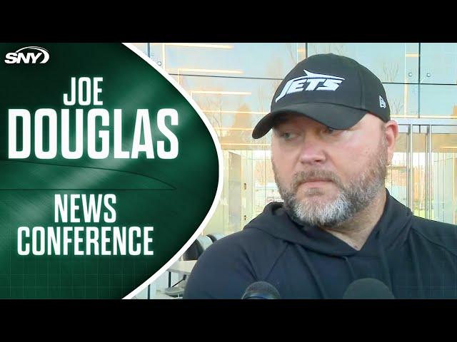 Joe Douglas talks job security after Jets' 3-6 start to season | SNY