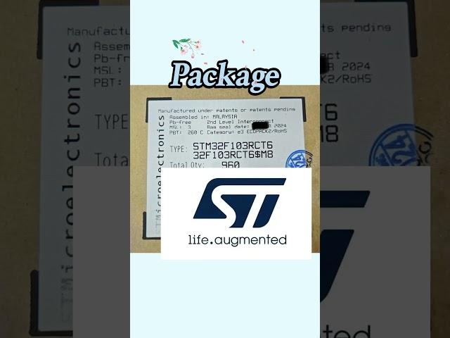 STMicroelectronics Series STM32F103RCT6 Arm Cortex-M3 MCU. #stmicroelectronics #stm32f #stm32f103