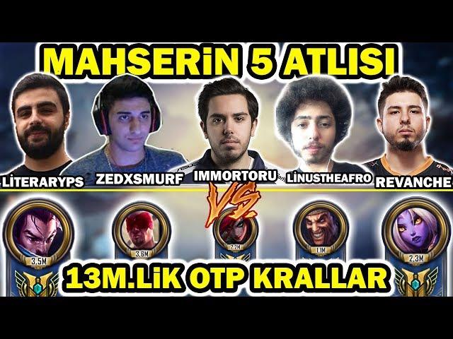 RÜYA TAKIM VS 13 Milyon Ustalık Puanlı Takım | ZEDXSMURF | LINUSTHEAFRO |IMMORTORU |REVANCH|LITERARY