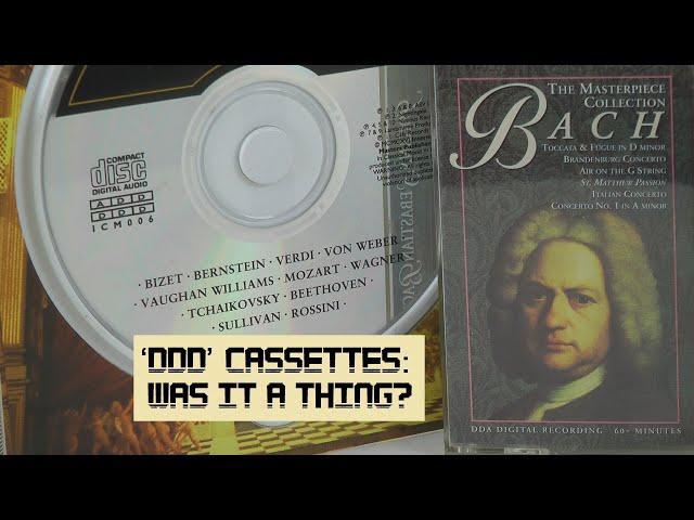 DIGITAL audio cassettes, but not DAT, were a real thing