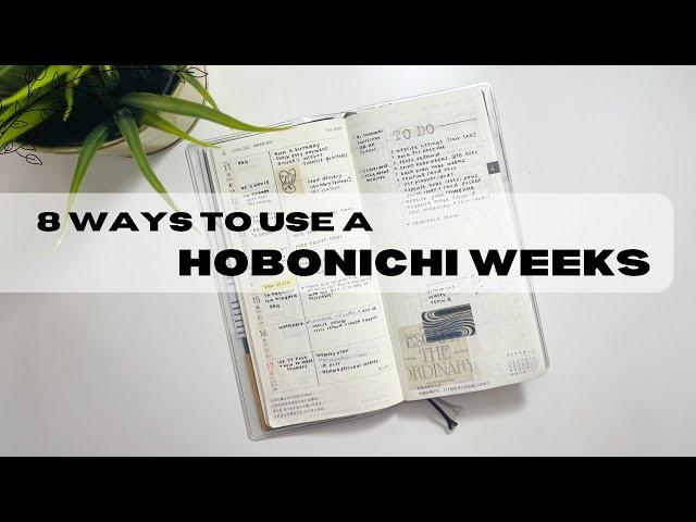 8 ways to use a Hobonichi Weeks