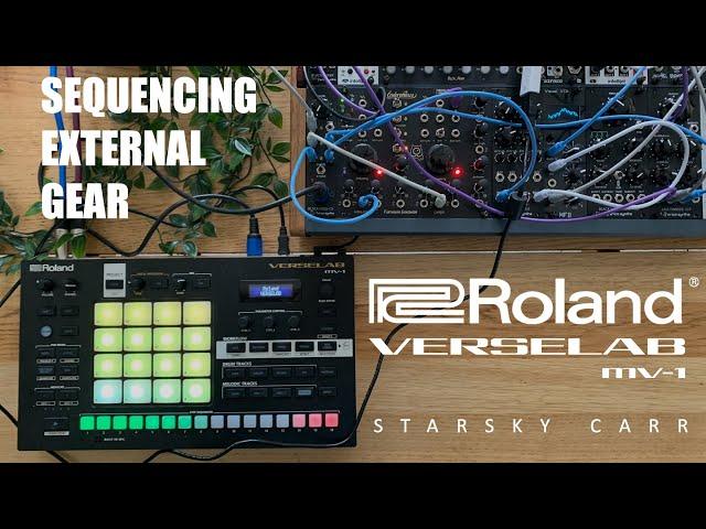 Roland Verselab MV-1: Sequencing External Kit MIDI OUT (like MC101 and MC707)