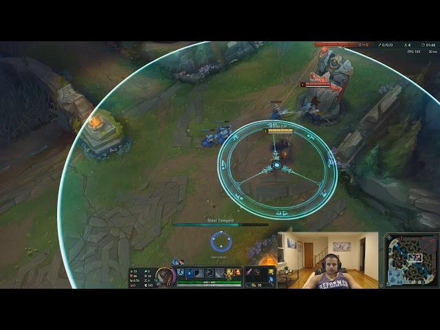 Tyler1 1v1 against plat 4 Yasuo