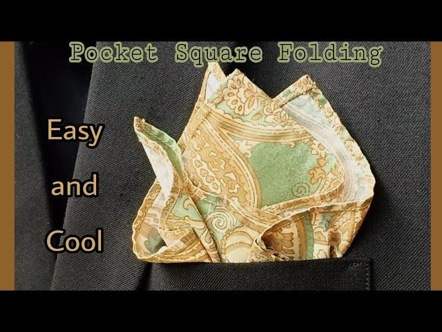 Pocket Square Folding Easy and Cool .