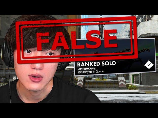 iiTzTimmy is Blatantly lying about the Apex Solo Ranked System..