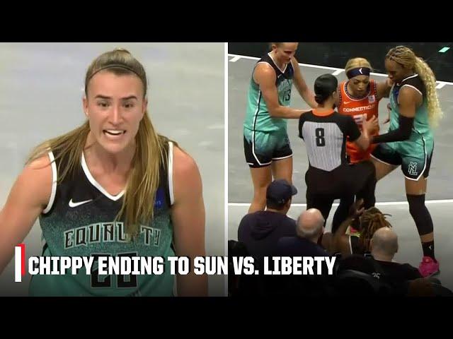 3 technical fouls called in final minute of Sun vs. Liberty | WNBA on ESPN