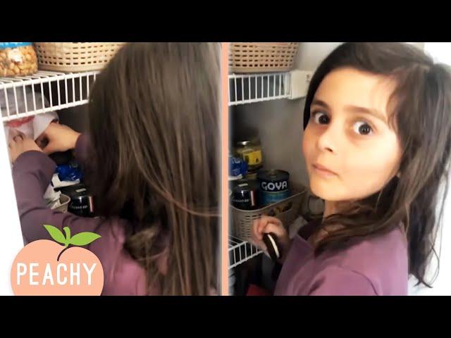 Funny Kids Who THOUGHT They Were Being Sneaky  | Peachy 2022