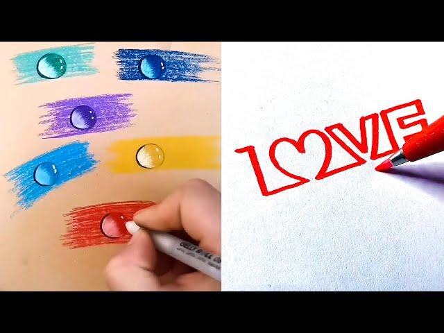 EASY DRAWING TRICKS YOU'LL WANT TO TRY RIGHT AWAY. SIMPLE DRAWING TUTORIALS