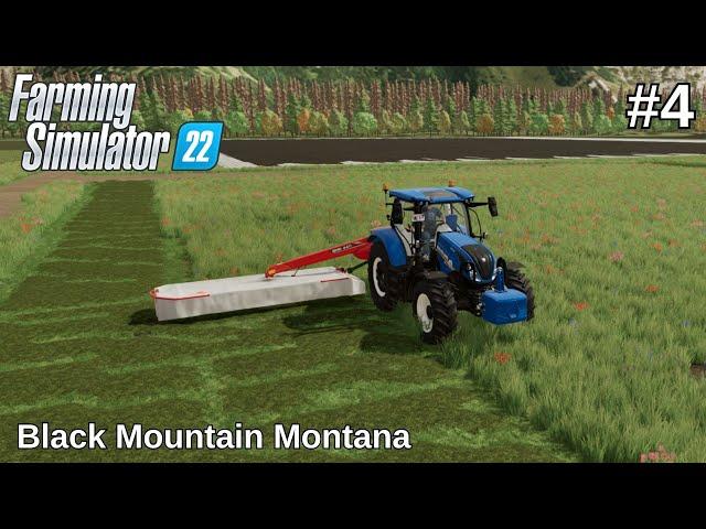 Tree Felling | Grass Form | Wood Sale | Black Mountain Montana | #4 #fs22 #farmingsimulator22