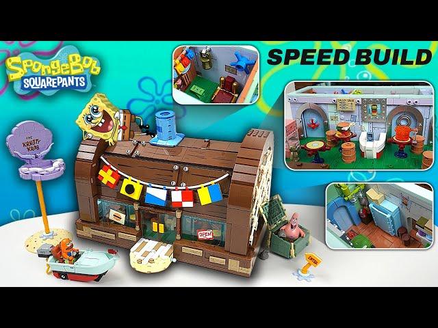 Spongebob Brick Sets of  Krusty Krab Speed Build