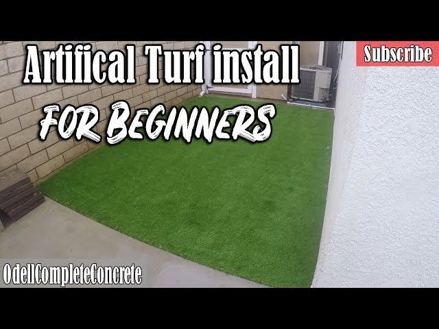 How to Install Artificial Turf for Beginners DIY