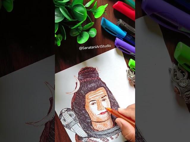 Lord Shiva | Mahadev Painting #mahadev #shivshankar #shorts