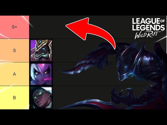 WILD RIFT TIER LIST PATCH 6.1B | NEW OP JUNGLER AND A LOT OF CHANGES!