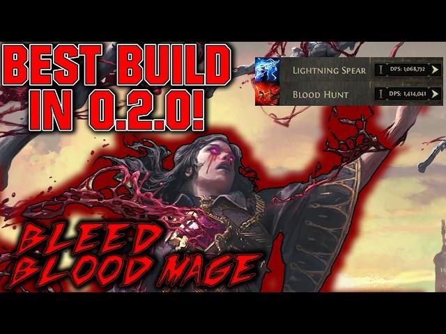 BEST BUILD OF THE LEAGUE! Bleed Blood Mage feels like having God mode on! IN-DEPTH EXPLANATION!