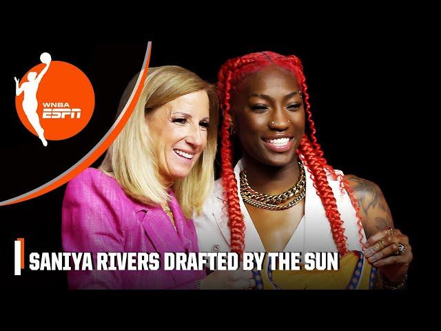 Saniya Rivers drafted No. 8 overall by the Connecticut Sun ️ | WNBA Draft