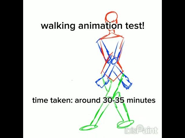 walking animation test #odetari